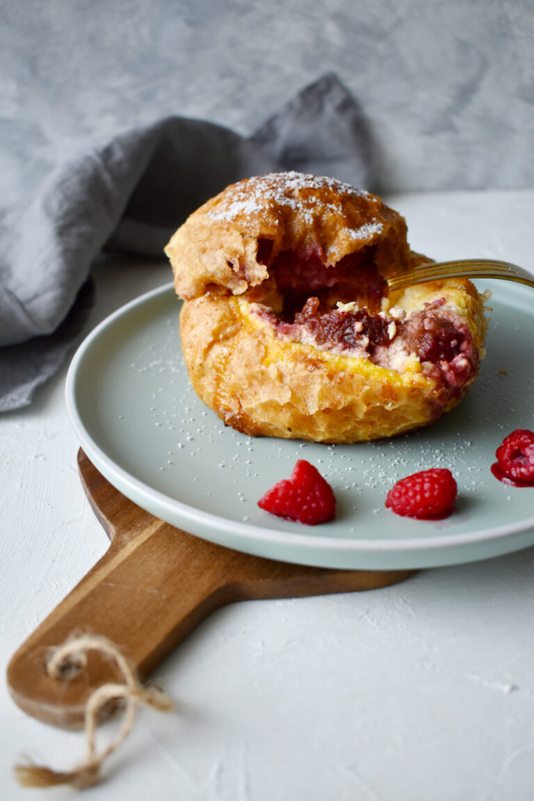 diétás túróval töltött zsemle