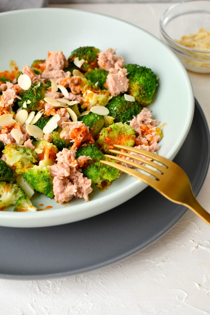 brokkolis tonhalsaláta diétás vacsora