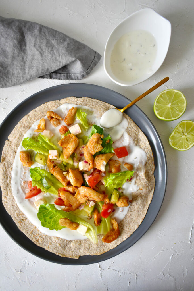 csirkés tortilla recept