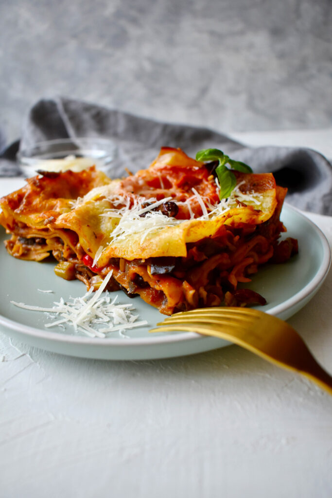 Vega lasagne mexikói szósszal