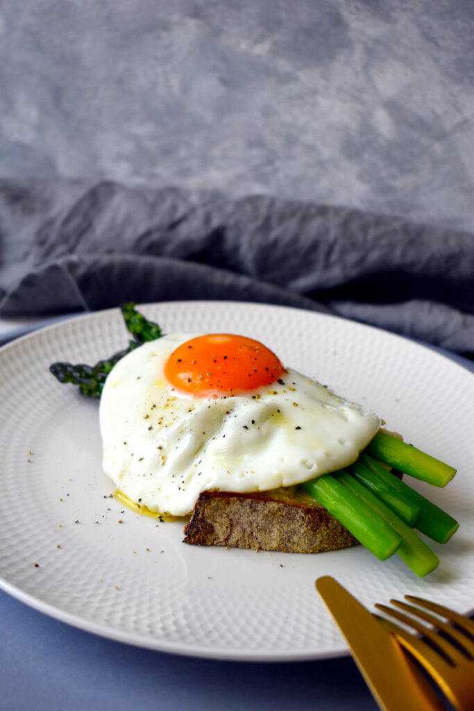 Spring Asparagus Sandwich with Fried Eggs