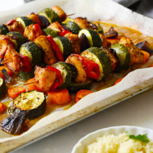 csirkés saslik sütőben