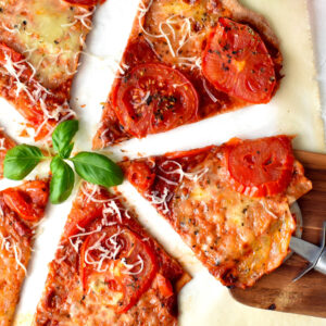 Margherita pizza – diétás recept