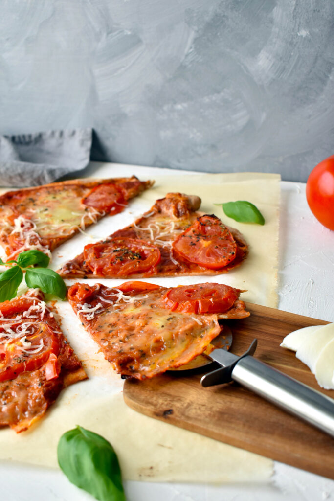 Margherita pizza – diétás recept