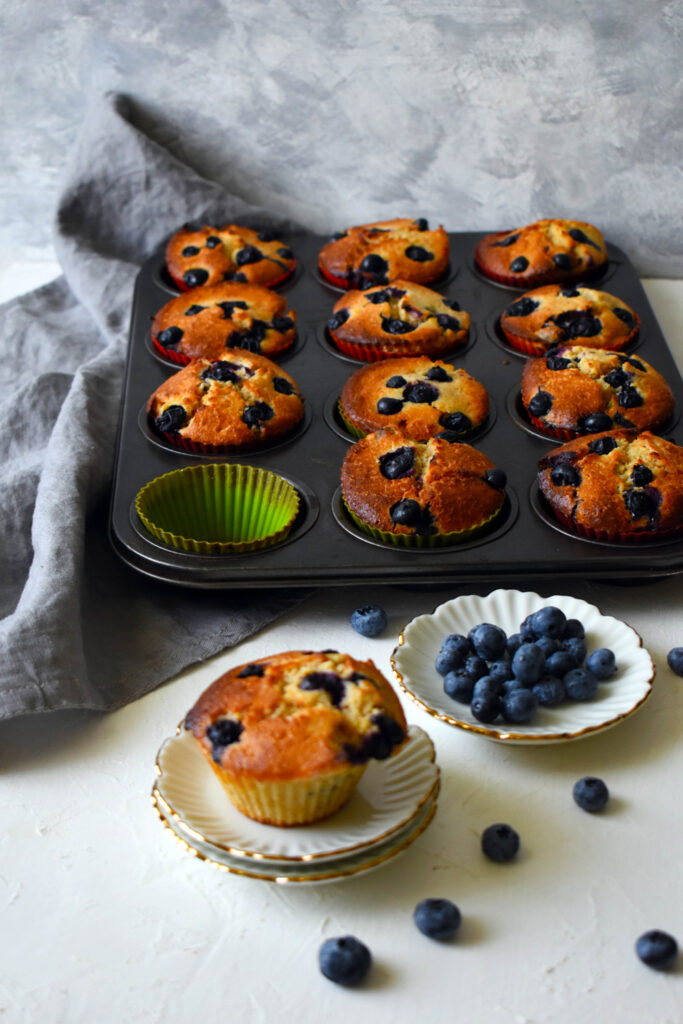 Sugar-Free Blueberry Muffins