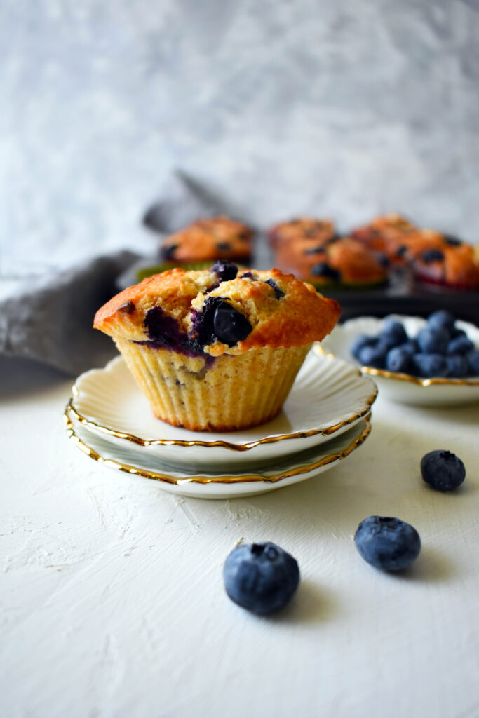 Cukormentes áfonyás muffin