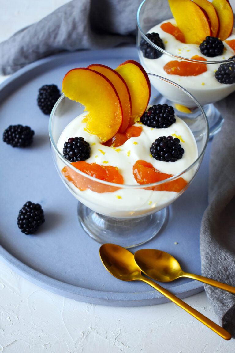 Diétás gyümölcsös pohárkrém