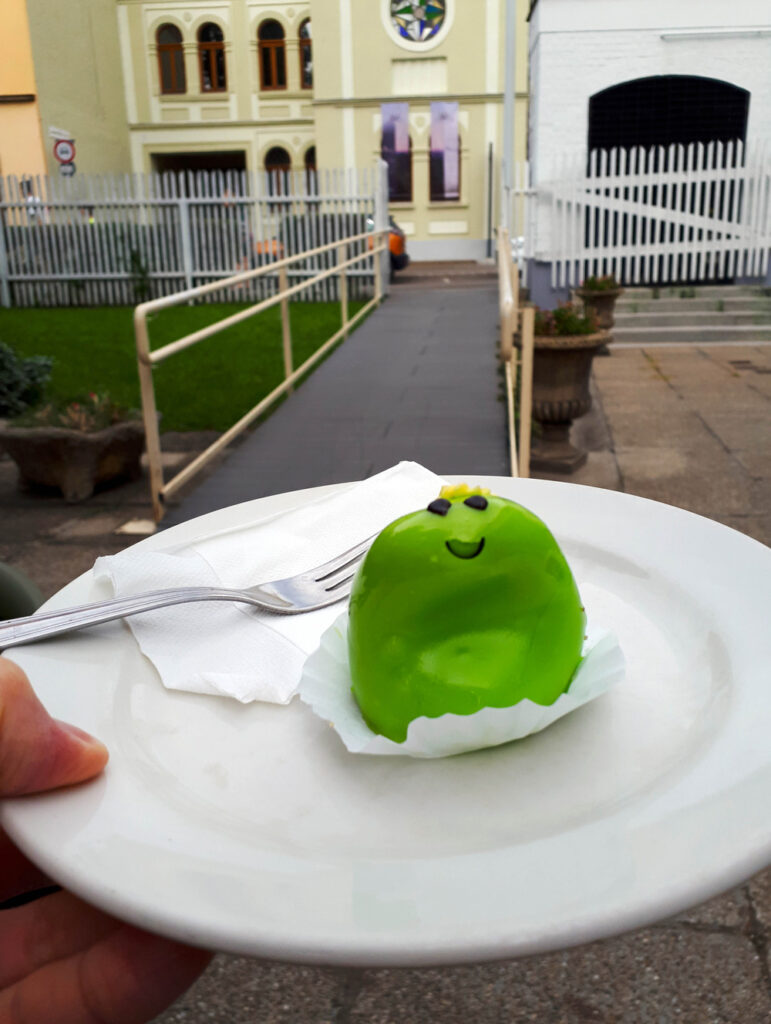 puncsbéka, béka desszert, retro béka