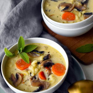 Tejszínes gombaraguleves