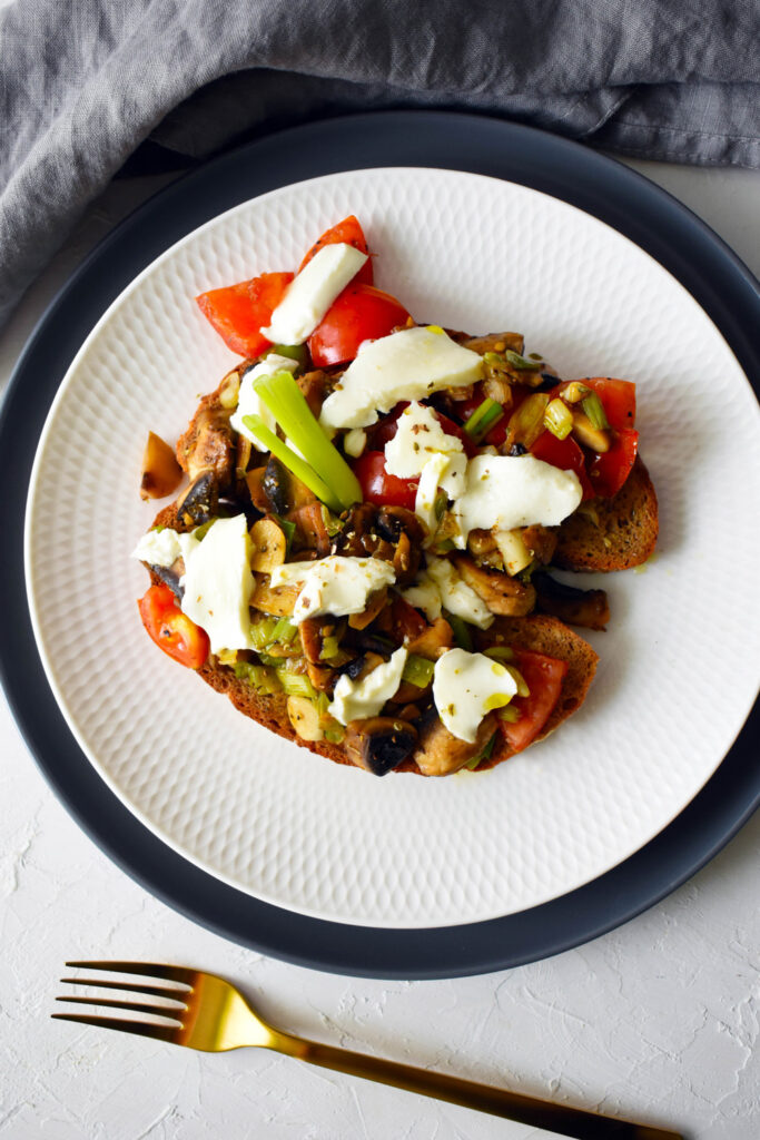 gombás szendvics reggeli