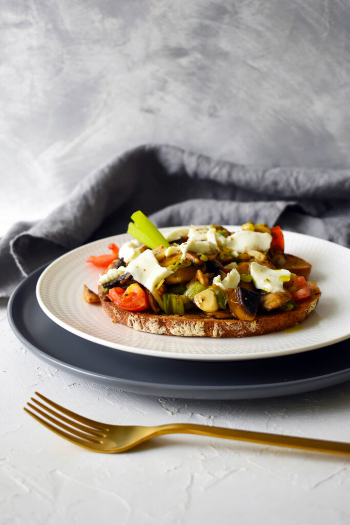 gombás szendvics ebéd