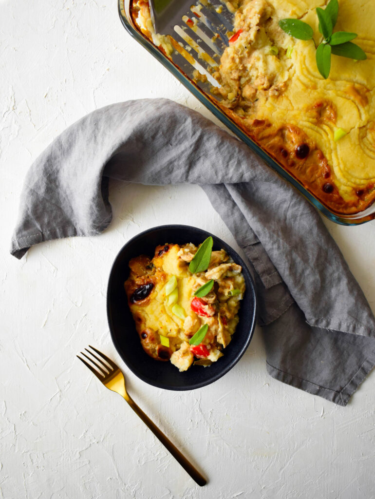 zellerpüré fedő alatt sülve