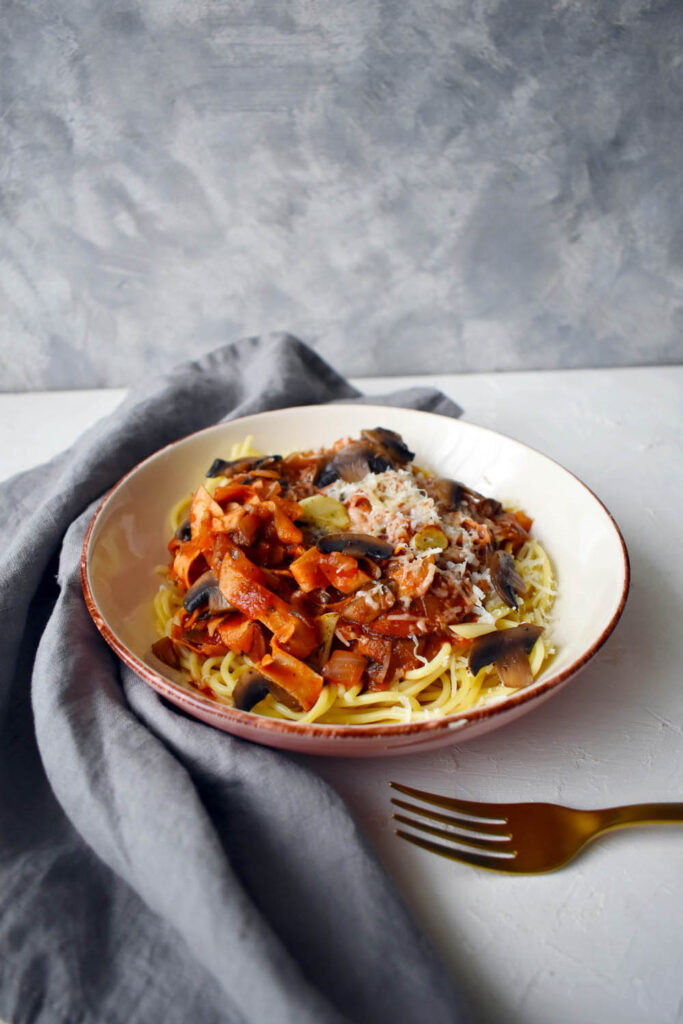 Milanese Spaghetti Without Added Sugar