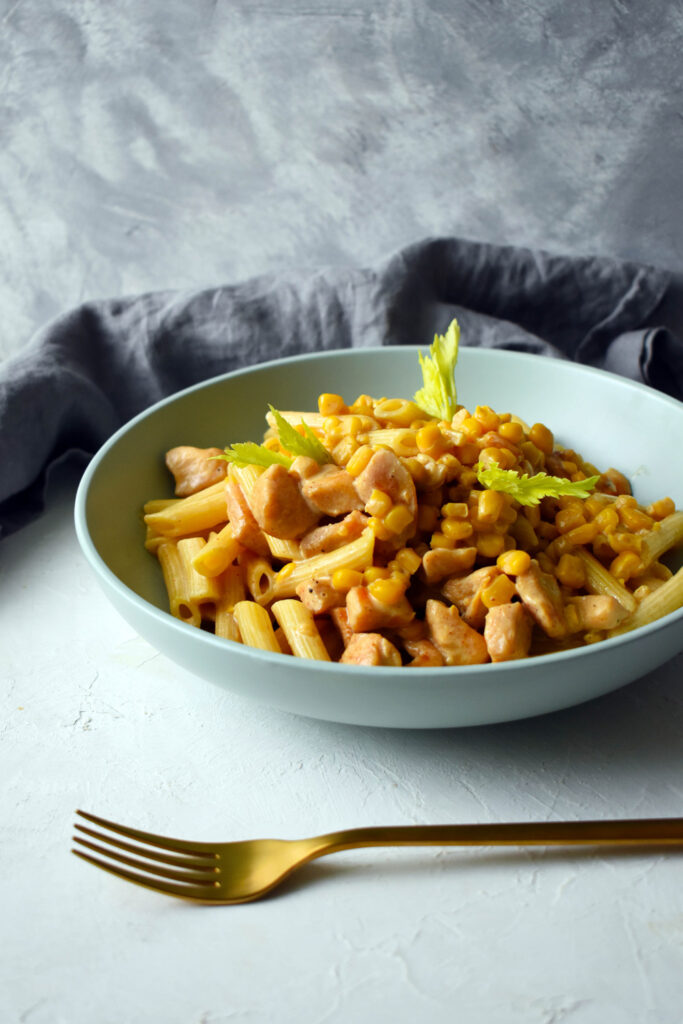 tejszínes-kukoricás tészta