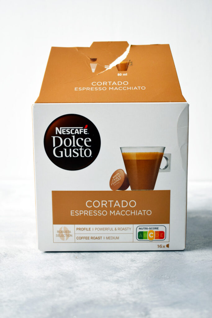 dolce gusto cortado nutri-score