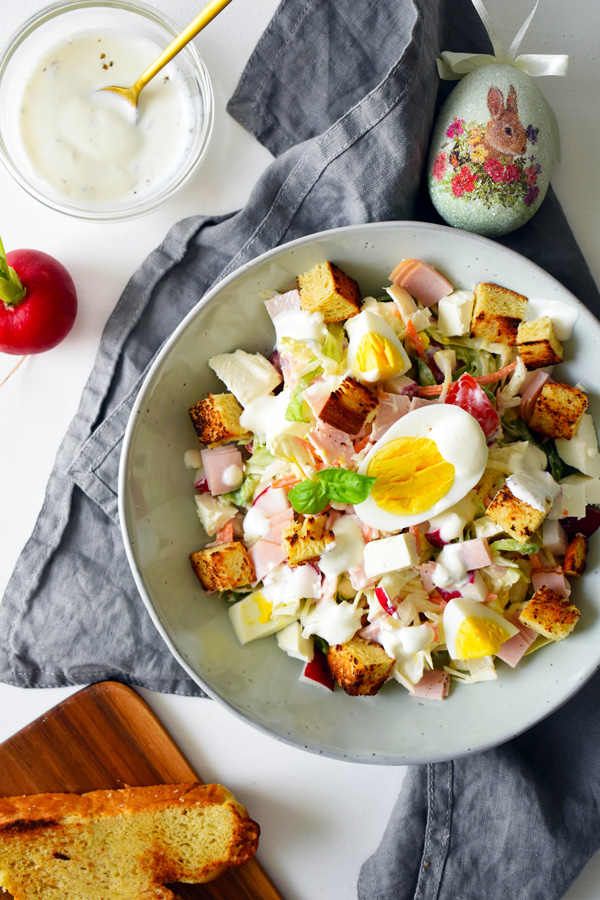 Saláta húsvétra sonkával