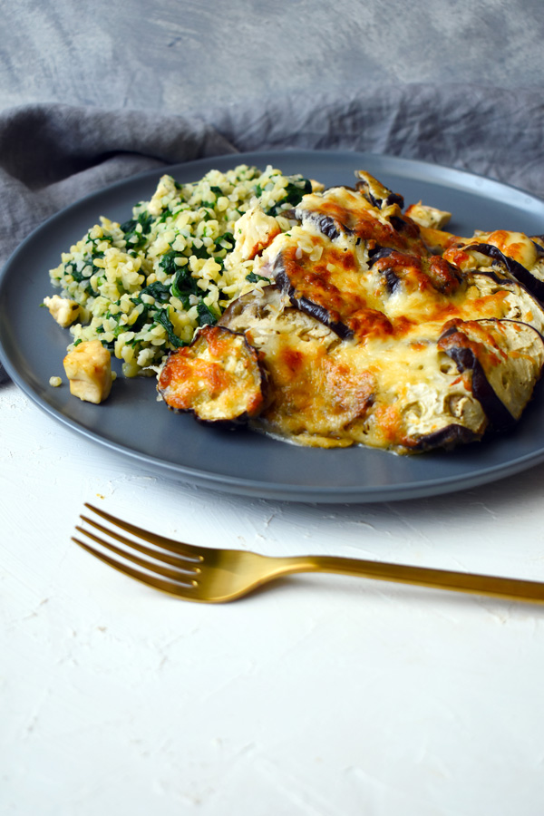 rakott csirke spenótos bulgurral