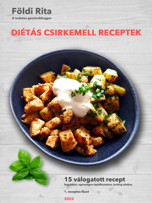 Diétás csirkemell receptek Receptfüzet borító