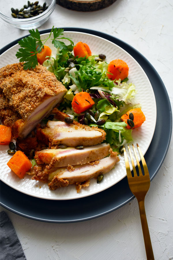 breaded stuffed chicken breast