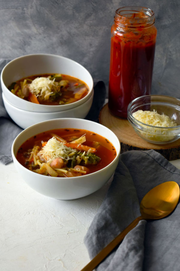 Minestrone soup recipe