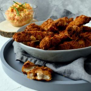 rántott csirkemell csíkok