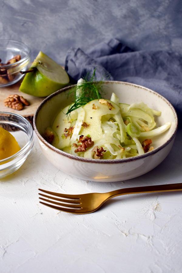 Fennel salad with green apples