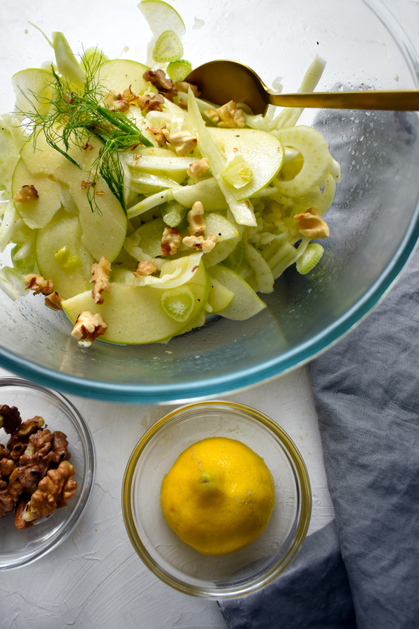 fennel salad with green apples