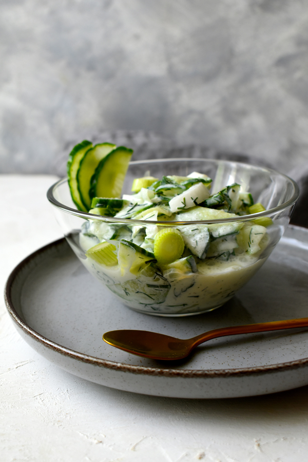 joghurtos uborkasaláta