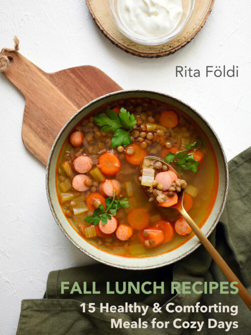 Fall lunch recipes Booklet cover