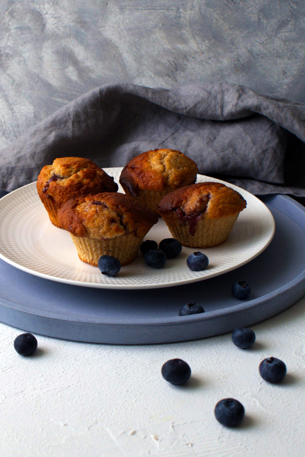 muffin with bluberry