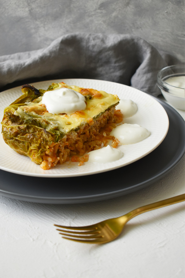 Hungarian layered cabbage recipe