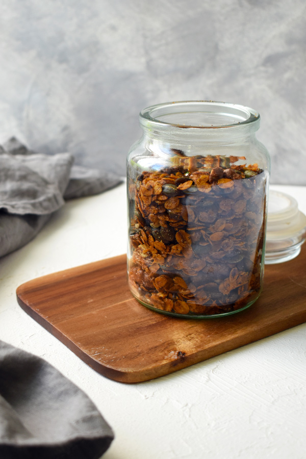 savory granola - Seed mix for salads or cream soups