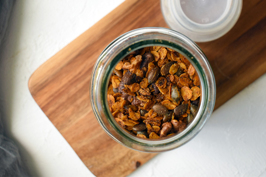 homemade salty granola