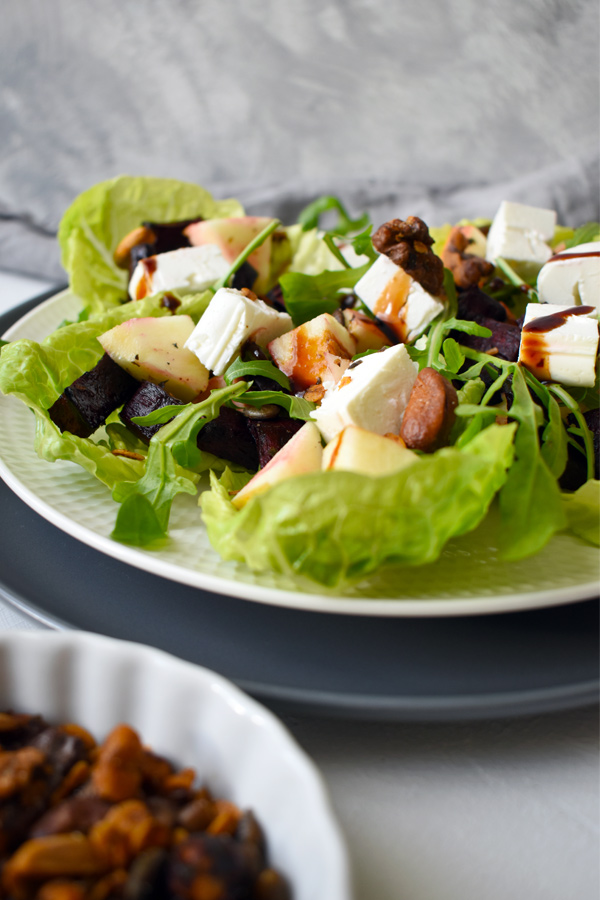 Roasted beetroot salad