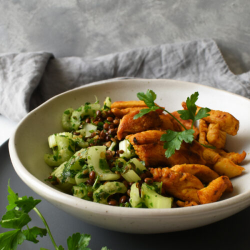 zelleres lencsesaláta