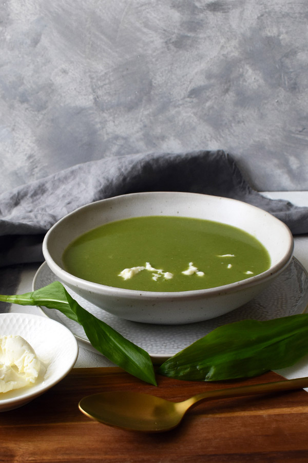 wild garlic cream soup