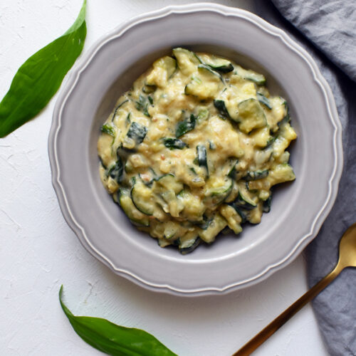 cukkiniből főzelék