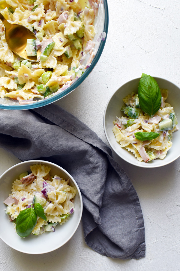 Pasta Salad with Yogurt Dressing