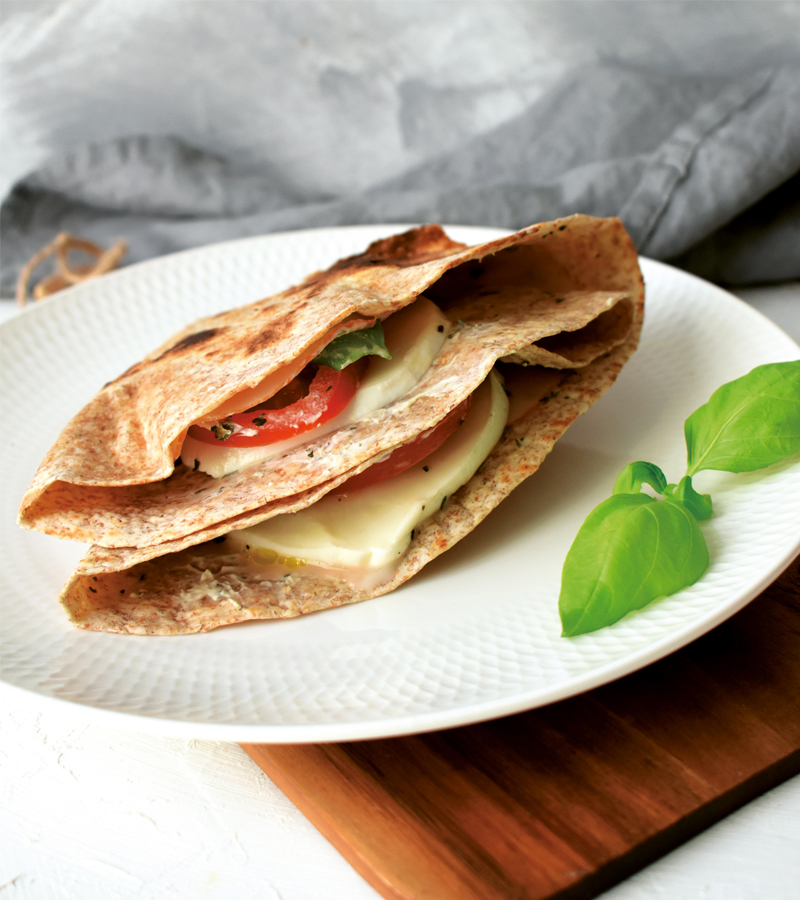 Mozzarella and Tomato Tortilla