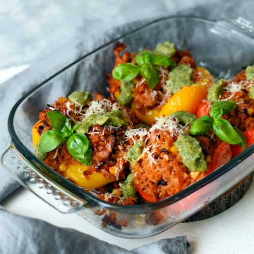 töltött paprika babos