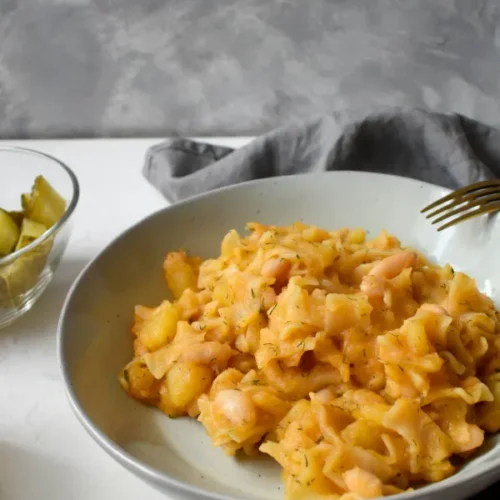 Pasta with Potatoes and White Beans